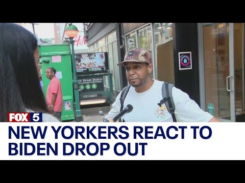 New Yorkers react to Biden drop out 5 New Yorkers react to Biden drop out