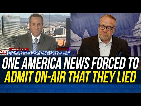 One America News Network HUMILIATED & Forced to Admit to Their Lies About the 2020 Election! 1 One America News Network HUMILIATED & Forced to Admit to Their Lies About the 2020 Election!