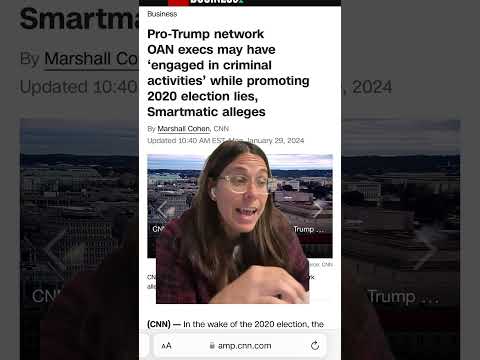 New court filings allege One America News Network broke data privacy laws. #news #defamationcase