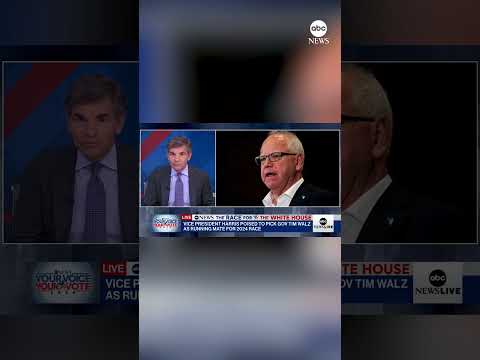 Vice Pres. Harris officially names Gov. Tim Walz as running mate 1 Vice Pres. Harris officially names Gov. Tim Walz as running mate