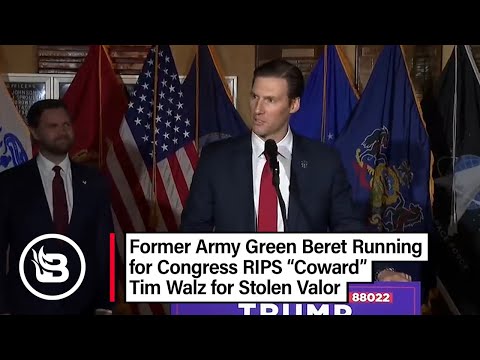 "Tim Walz is a COWARD!" | Green Beret Running for Congress SOUNDS OFF 10 "Tim Walz is a COWARD!" | Green Beret Running for Congress SOUNDS OFF