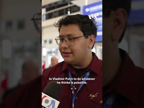 Delegates express their views on Ukraine and Gaza during DNC | VOA News #shorts