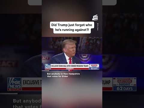 Trump Forgets Who He’s Running Against During Fox News Town Hall 5 Trump Forgets Who He’s Running Against During Fox News Town Hall
