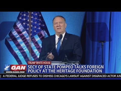 One America News Covers Sec. Pompeo's Address to Heritage