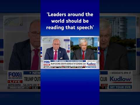 'IMPRESSIVE': Newt Gingrich lauds Trump's speech at NY Economic club #shorts