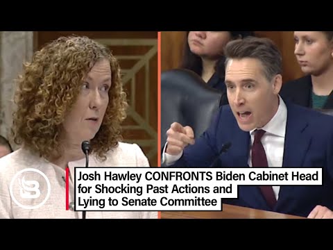 Josh Hawley CONFRONTS Lying Biden Official about Controversial Past