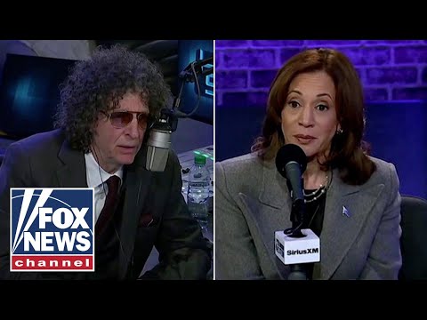 Howard Stern's 'stupid' question to Kamala Harris