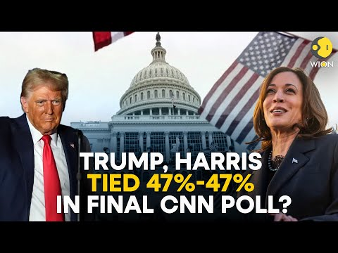 US Elections 2024: Poll Shows Trump and Harris Tied At 47%! Will This Hold Up Live? | WION LIVE