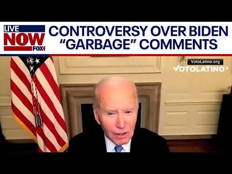Controversy over Biden's "garbage" comment on Harris campaign call | LiveNOW from FOX
