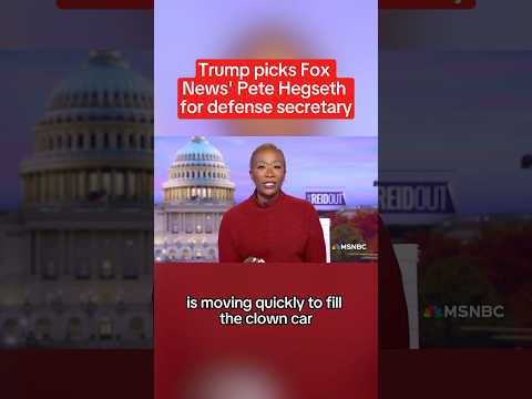 Trump picks Fox News' Pete Hegseth for defense secretary