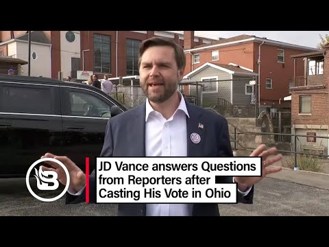 NEW: JD Vance speaks to Reporters after Voting Today in Ohio