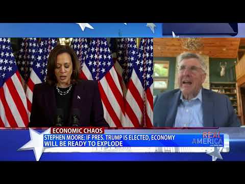 REAL AMERICA — Dan Ball W/ Stephen Moore, Inflation, ‘Bidenomics’ & the Economy, 8/15/24