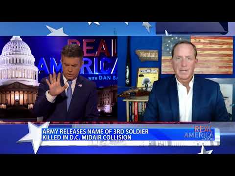 REAL AMERICA — Dan Ball W/ Lt. Col. Darin Gaub, 55 Victims Recovered From Plane Crash, 2/3/25