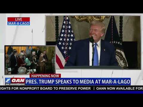 President Trump signs Executive Orders at Mar-a-Lago