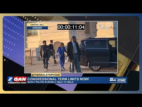 Nancy Pelosi Is Barely Able to Walk | THE REAL STORY 🇺🇸