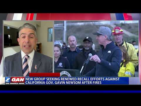 New effort to recall CA Governor Gavin Newsom short