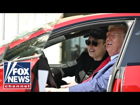 TRUMP TRIES TESLA: President takes the driver’s seat in support of Musk