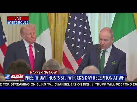 LIVE: President Trump Holds a St. Patrick's Day Reception – 3/12/25