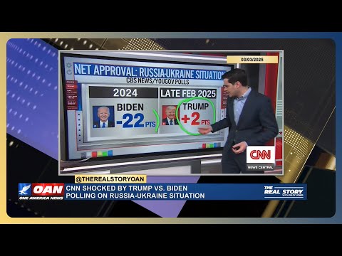 CNN Shocked by Trump vs. Biden Polling on Russia-Ukraine Situation | THE REAL STORY 🇺🇸