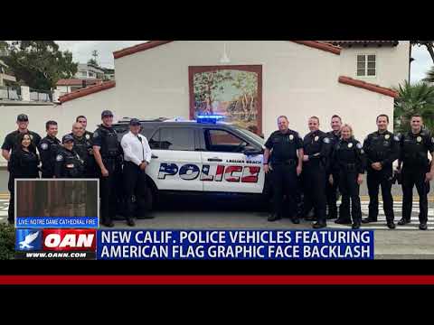 New Calif. police vehicles featuring American flag graphic face backlash