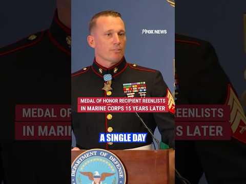 Medal of Honor recipient shares why he reenlisted in the Marine Corps 15 years later