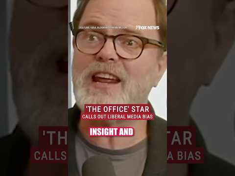 'The Office' star calls liberal media 'queen of denial' about bias #shorts #media #hollywood #news