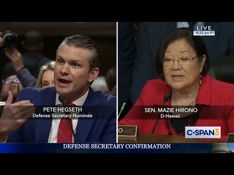 Democrat MAKES FOOL of Herself at Pete Hegseth Confirmation Hearing