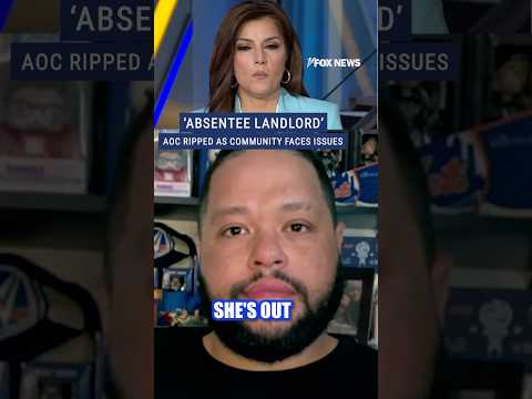 'ABSENTEE LANDLORD': AOC called out for abandoning her community #shorts #fox #politics #aoc #news