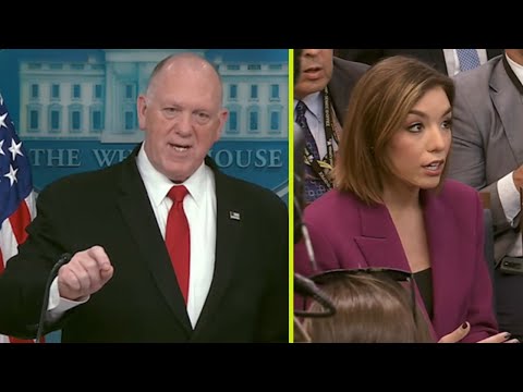 Tom Homan SCHOOLS Reporters on Deportations at White House Press Briefing