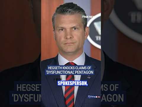 Pete Hegseth rips former employee for 'dysfunctional' Pentagon claims #petehegseth #trump #foxnews