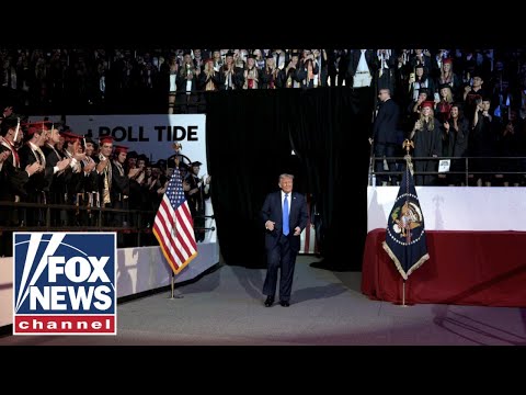 'BEST NIGHT EVER': University of Alabama grads hear President Trump speak