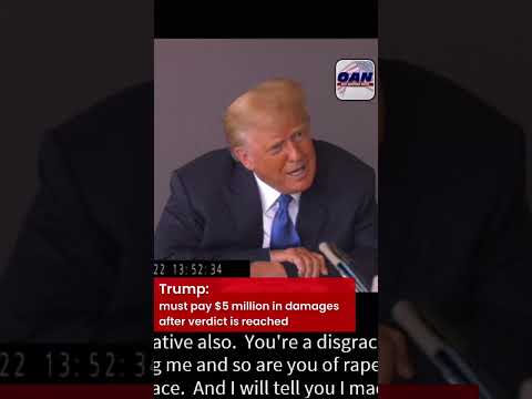 Verdict reached in E. Jean Carroll Vs Trump.