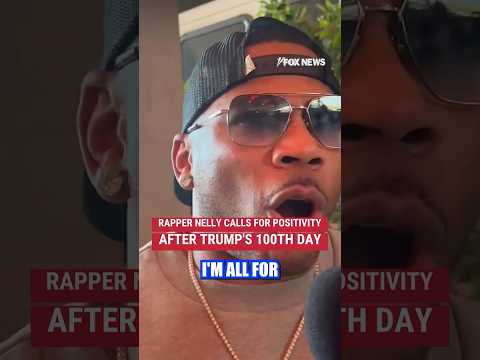 Nelly marks Trump’s 100th day with a message of unity: I’m a glass half full type of guy… #music