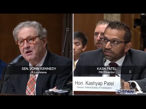 Sen. Kennedy GRILLS Kash Patel on Jeffrey Epstein & FBI Scandals