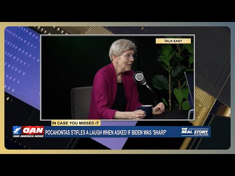 Pocahontas Stifles a Laugh When Asked if Biden Was 'Sharp' | THE REAL STORY 🇺🇸