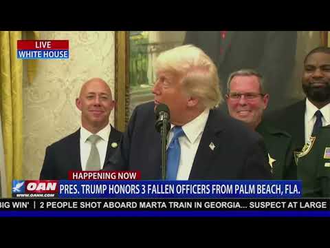 President Trump Participates in Law Enforcement Event