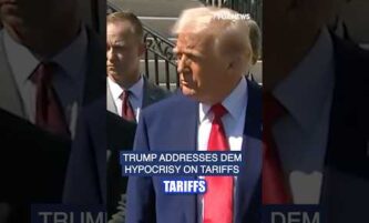 Trump urges worried market watchers to 'be cool' #foxnews #shorts #trump