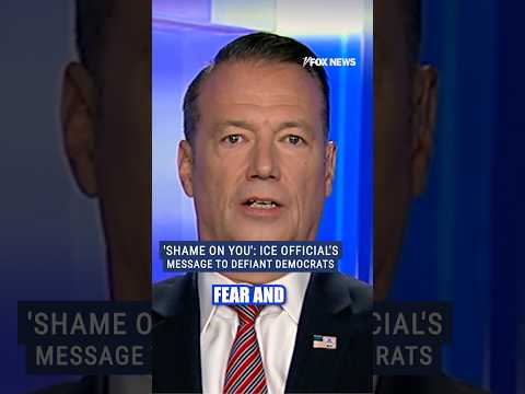 'SHAME ON THEM': ICE leader calls out Dems defying deportation laws #news #immigration #trump #crime