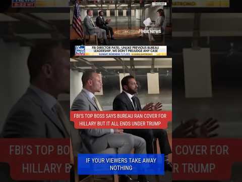FBI 'hijacked' the DOJ, AG, says Kash Patel, pointing to Hillary Clinton for proof #shorts #news #us