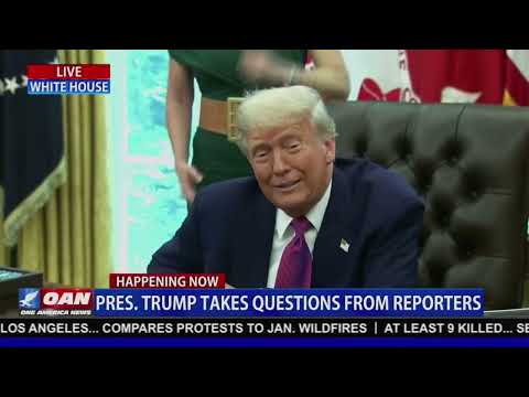 President Trump Speaks from Oval Office