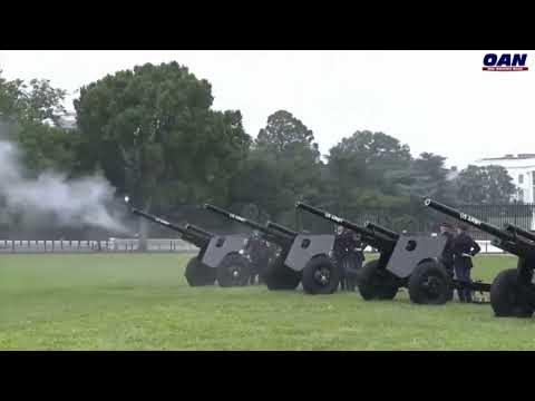 President Trump & First Lady Arrive in Style at U.S. Army's 250th Anniversary Parade | LIVE on OAN
