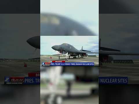 U.S. Jets Strike Iran Nuclear Sites. Trump Declares Mission Successful