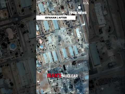 'OBLITERATED': Satellite images reveal US destruction to Iran's nuclear program #shorts #iran #us