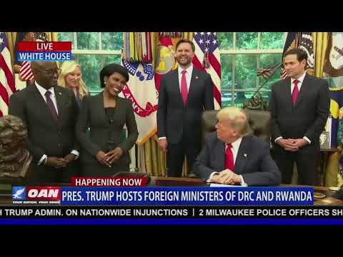 President Trump Participates in a Visit with the Foreign Ministers of the Congo and Rwanda