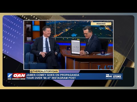 James Comey Goes on Propaganda Tour Over '86 47' Instagram Post | THE REAL STORY 🇺🇸
