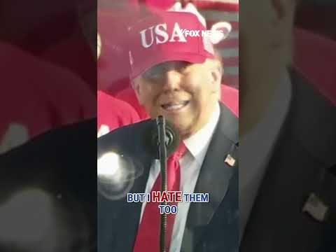 Trump says he ‘hates Dems’ because they ‘hate America’ #shorts #trump #usa #us #news #politics