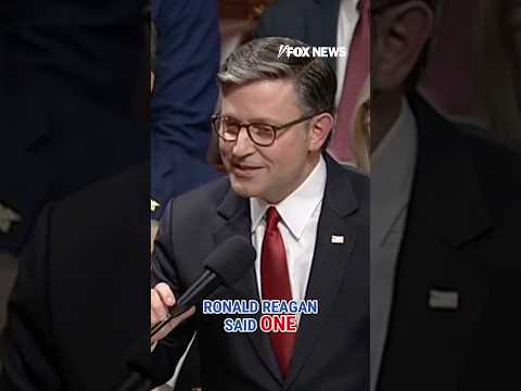 WATCH: Speaker Johnson calls out Jeffries for long speech before House vote #usa #news #shorts #us