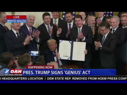 President Trump Set to Sign "Genius" Act 9 President Trump Set to Sign "Genius" Act
