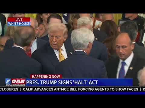 President Trump Participates in Bill Signing Ceremony