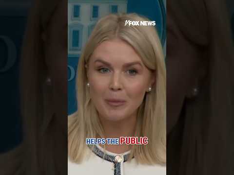 Leavitt ridicules NPR's 'public safety' value #publicsafety #shorts #politics #whitehouse